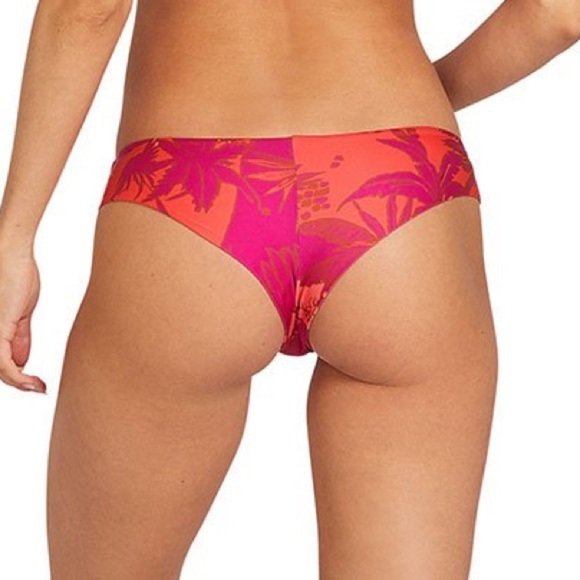 ☀️HURLEY☀️ VOLCOM ☀️MAX SCOOP BIKINI TOP PALM FUN DAY cheeky bikini set - Picture 15 of 16